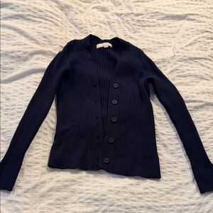 LOFT Dark Blue Women's Cardigan Sweater